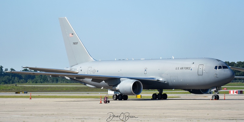 GOLD62
KC-46A / 17-46037	
344th ARS / McConnell AFB
8/6/23
Keywords: Military Aviation, KPSM, Pease, Portsmouth Airport, KC-46A Pegasus, 344th ARS
