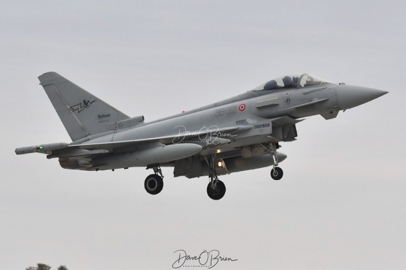 Italian Typhoon
2nd group of the Italian Air Force arriving at Pease on their way to Red Flag 20-01
2/25/2020
