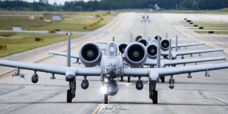 KACEY01 taxiing up to head home
A-10C / 79-0091	
303rd FS / Whiteman AFB
6/4/23
Keywords: Military Aviation, KPSM, Pease, Portsmouth Airport, A-10C, 303rd FS