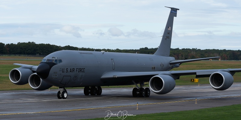 CLEAN12 taxing up to take off for a coronet flight
KC-135R / 63-8000	
63rd ARS / McDill AFB
10/5/21
Keywords: Military Aviation, PSM, Pease, Portsmouth Airport, KC-135R Stratotanker,