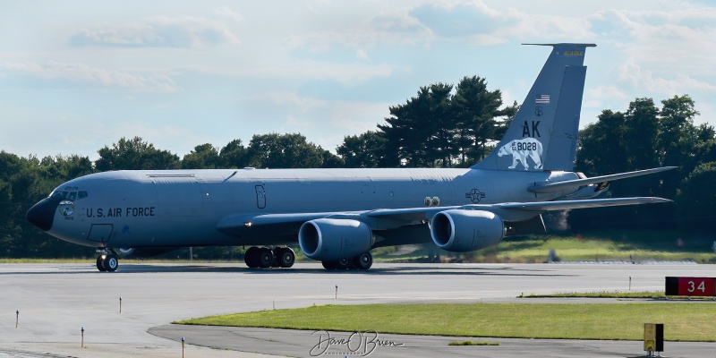 REACH404 with cool tail art
KC-135R / 63-8028	
168th ARS / Eielson AFB
7/15/22
Keywords: Military Aviation, KPSM, Pease, Portsmouth Airport, KC-135R,