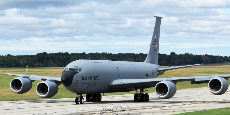 CLEAN02 taxing up to take off for a coronet flight
KC-135R / 64-14835	
336th ARS / March AFB
10/5/21
Keywords: Military Aviation, PSM, Pease, Portsmouth Airport, KC-135R Stratotanker, 336th ARS