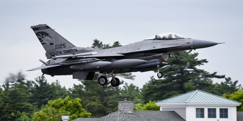 LOBO14
F-16C / 89-2125	
175th FS / Sioux Falls, SD
6/2/23
Keywords: Military Aviation, KPSM, Pease, Portsmouth Airport, F-16, 175th FS