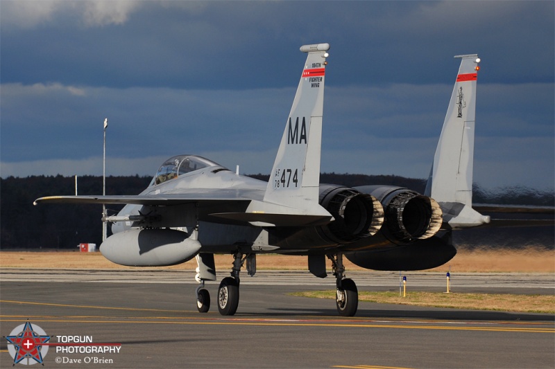 SLAM13
F-15C / 78-0474	
104th FW / Barnes ANGB
11/2/12
Keywords: Military Aviation, KBAF, Barnes ANGB, Westfield Airport, F-15C, 104th FW