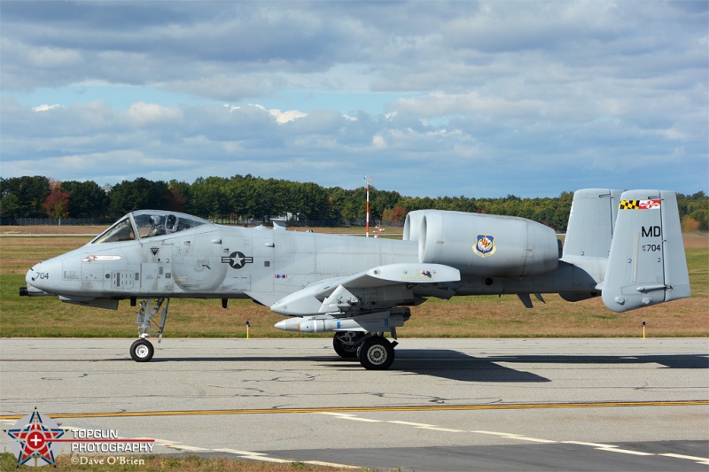 RAVEN11
A-10C / 78-0704	
175th FW/104FS / Warfield ANGB
10/14/15
