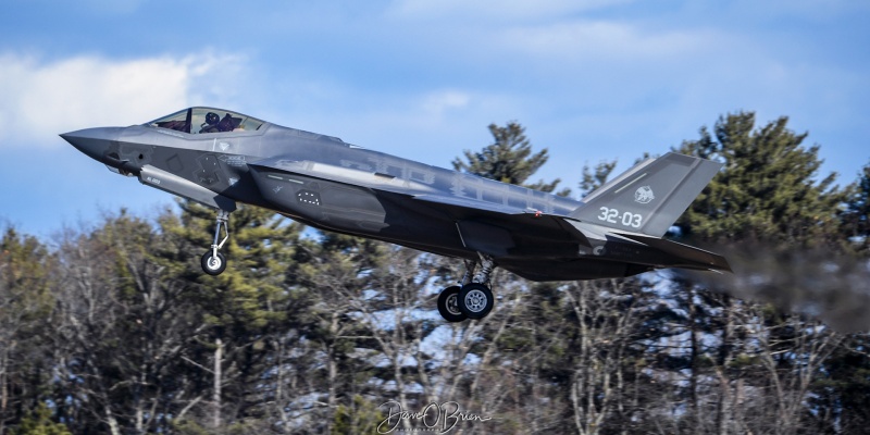 IAM1432
F-35A / MM7334	
13Â° Gruppo / Italy
2/14/23 

Keywords: Military Aviation, KPSM, Pease, Portsmouth Airport, Italian Air Force, F-35A