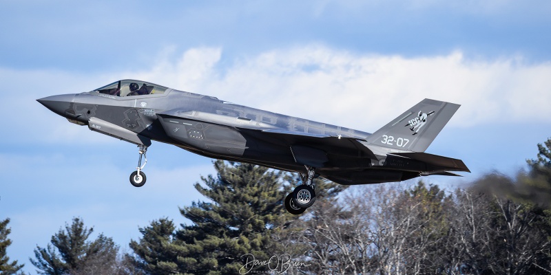 IAM1433
F-35A / MM7334	
13° Gruppo / Italy
2/14/23 

Keywords: Military Aviation, KPSM, Pease, Portsmouth Airport, Italian Air Force, F-35A