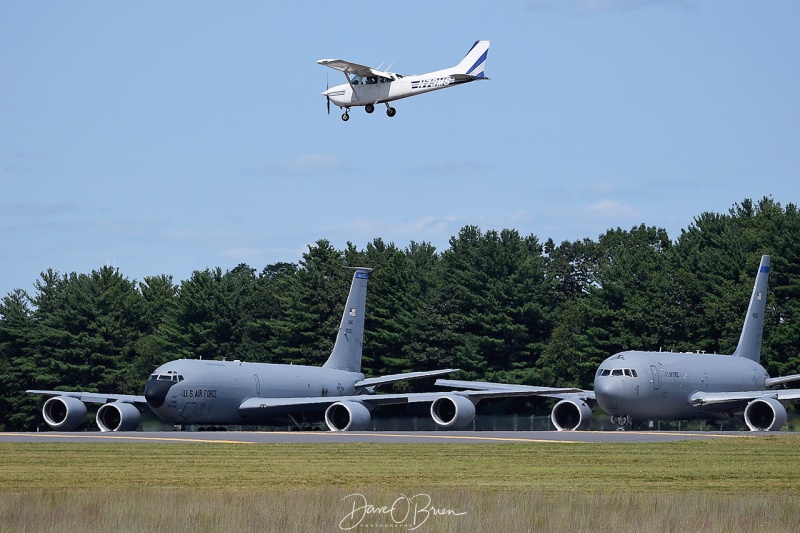 2 Heavies holding short of RW34
KC-135T / 60-0337	
6th ARW /MacDill AFB

KC-46A / 16-46020	
133rd ARS	 / Pease ANGB
8/15/21
8/15/21
Keywords: Military Aviation, PSM, Pease, Portsmouth Airport, KC-135R, KC-46A