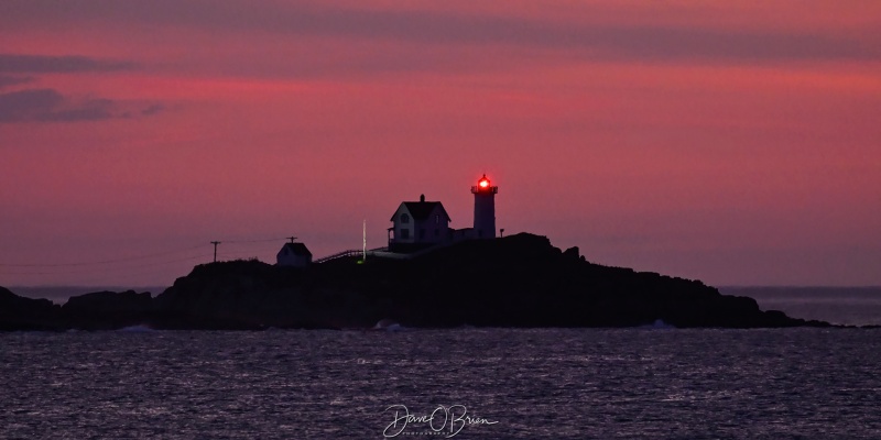Nubble Lighthouse prior to sunrise
Waiting for the sun to come up near Long Sands Beach 
York Beach, ME
6/27/26
Keywords: Nubble Lighthouse, New England Coast, Sunrise, York ME, Lighthouse