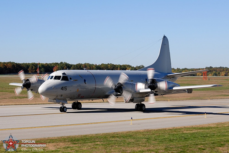 P-3 from NAS Brunswick taxing to RW 34
P-3C / 161415	
VP-26 / NAS Brunswick
10/23/07
Keywords: VP-26 P-3C, Pease