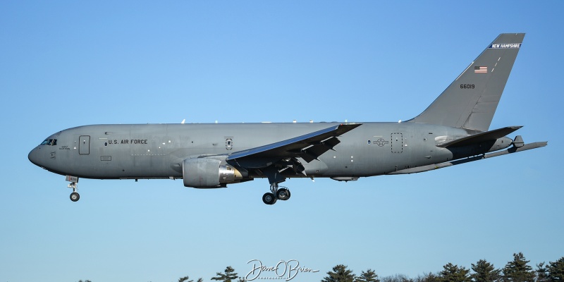 PACK81
16-46019 / KC-46A	
157th ARW / Pease ANGB
1/12/24
Keywords: Military Aviation, KPSM, Pease, Portsmouth Airport, KC-46A Pegasus, 157th ARW