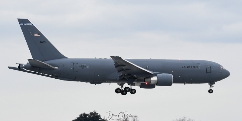 PACK81
18-46051 / KC-46A	
157th ARW / Pease ANGB
1/19/24
Keywords: Military Aviation, KPSM, Pease, Portsmouth Airport, KC-46A Pegasus, 157th ARW