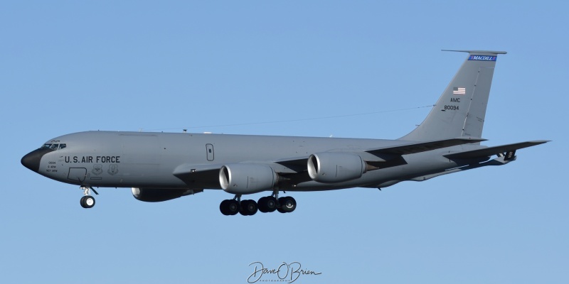 TABOO12 in for weekend CAP duty
KC-135T / 58-0094	
92nd AW / MacDill AFB
4/15/22
Keywords: Military Aviation, KPSM, Pease, Portsmouth Airport, KC-135R, 92nd AW
