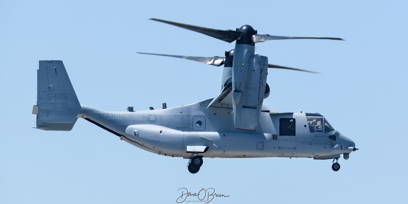 CROSSBO31 FLIGHT up for a few days of training.
MV-22B / 166485	
VMMT-204 / NCAS New River, NC
6/25/22
Keywords: Military Aviation, KPSM, Pease, Portsmouth Airport, MV-22B Osprey, VMMT-204