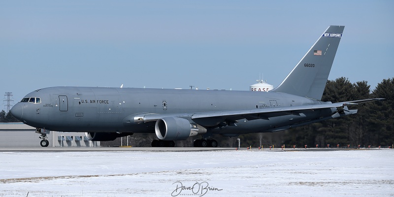ZOMBIE13 off to perform CAP duties over DC
KC-46A / 16-46020	
157th ARW / Pease ANGB
3/15/22
Keywords: Military Aviation, PSM, Pease, Portsmouth Airport, KC-46A Pegasus, 157th ARW