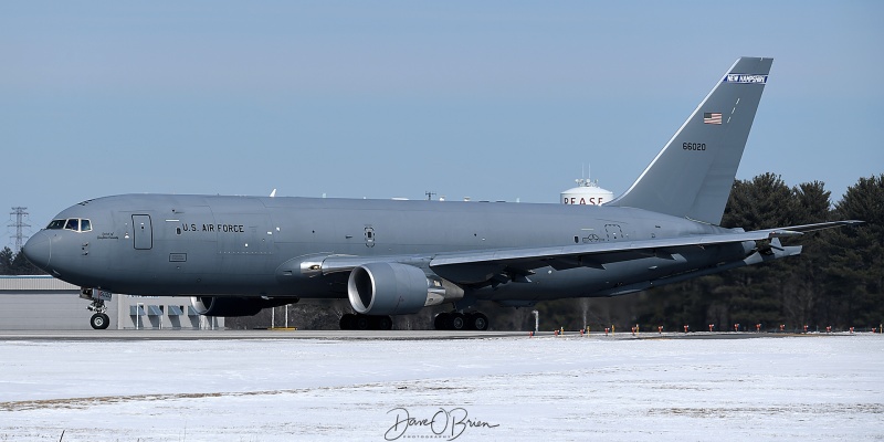 ZOMBIE13 off to perform CAP duties over DC
KC-46A / 16-46020	
157th ARW / Pease ANGB
3/15/22
Keywords: Military Aviation, PSM, Pease, Portsmouth Airport, KC-46A Pegasus, 157th ARW