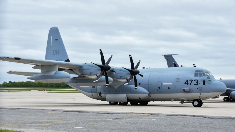 RANGER94
166473 / KC-130J	
VMGR-234 / NAS JRB Fort Worth, TX
5/20/25
Keywords: Military Aviation, KPSM, Pease, Portsmouth Airport, KC-130J, VMGR-234