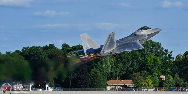 RAPTOR DEMO 
06-4122 / F-22A	
525th FS / JB Elmendorf–Richardson, AK
7/23/26
Keywords: Military Aviation, KOSH, Oshkosh, EAA Air Adventure, Air Show, F-22 Demo, 525th FS
