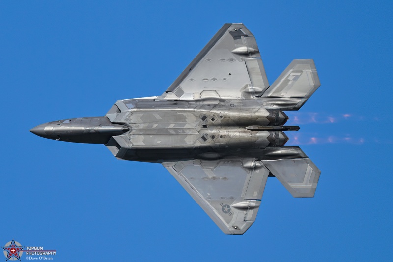 RAPTOR DEMO 
06-4122 / F-22A	
525th FS / JB Elmendorf–Richardson, AK
7/23/26
Keywords: Military Aviation, KOSH, Oshkosh, EAA Air Adventure, Air Show, F-22 Demo, 525th FS