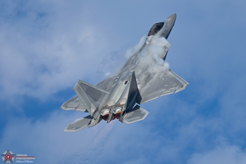 RAPTOR DEMO
06-4122 / F-22A	
525th FS / JB Elmendorf–Richardson, AK
7/20/26
Keywords: Military Aviation, KOSH, Oshkosh, EAA Air Adventure, Air Show, F-22 Demo