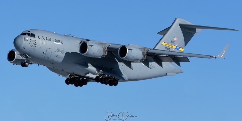 REACH101
C-17	/ 07-7180	
437th AW / Charleston
3/4/22
Keywords: Military Aviation, PSM, Pease, Portsmouth Airport, C-17A, 437th AW