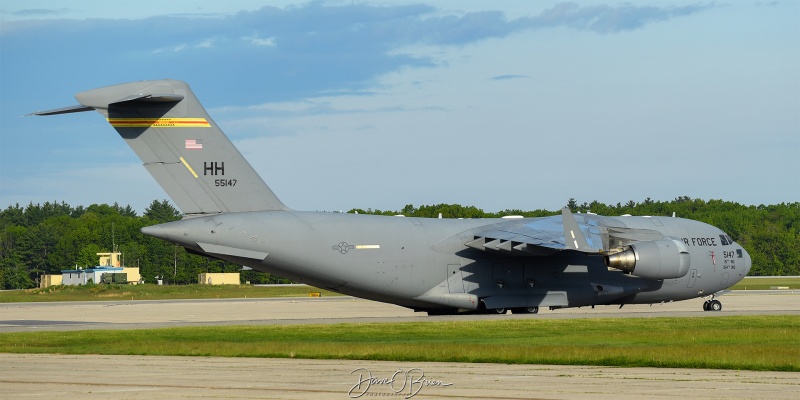 REACH116
05-5147 / C-17A	
535th AS / Hickam AFB, HI
5/30/25
Keywords: Military Aviation, KPSM, Pease, Portsmouth Airport, C-17A, 535th AS