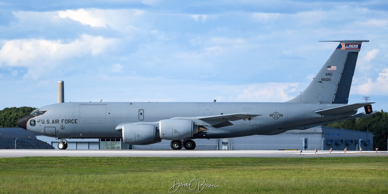 REACH118
KC-135R / 59-1500	
108th ARS / Scott AFB
8/1/23
Keywords: Military Aviation, KPSM, Pease, Portsmouth Airport, KC-135R, 108th ARS