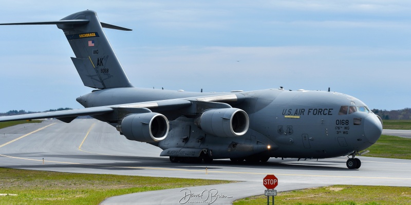 REACH699
99-0168 / C-17A	
144th AS / JB Elmendorf–Richardson, AK
5/2/26
Keywords: Military Aviation, KPSM, Pease, Portsmouth Airport, C-17, 144th AS