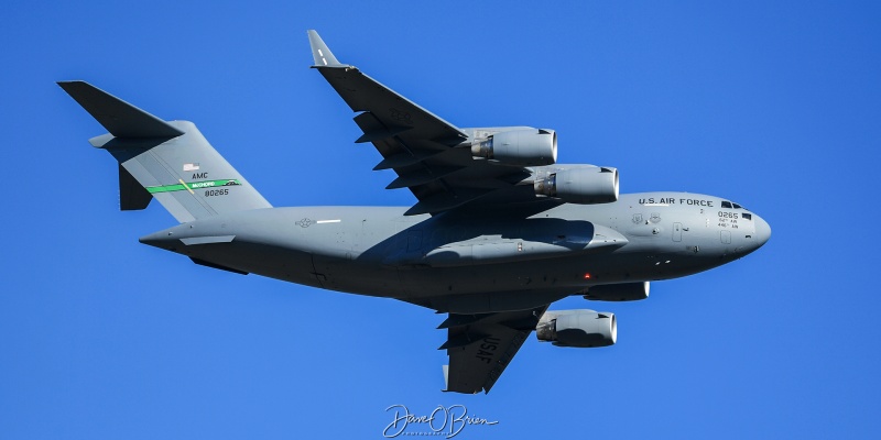 REACH735
88-0265 / C-17A	
62nd AW / McChord
11/3/23
Keywords: Military Aviation, KPSM, Pease, Portsmouth Airport, C-17, 62nd AW
