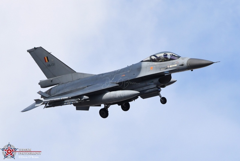 F-16AM from the Belgium AF landing RW 21R
FA131 / 10W
Belgium AF

