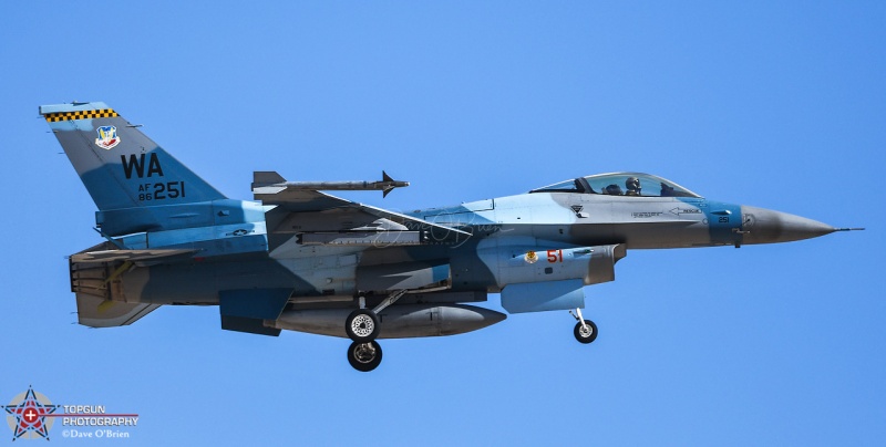 Ivan 21 wearing the Blue Flanker Scheme
86-0251
F-16 Aggressor 64th AGRS
