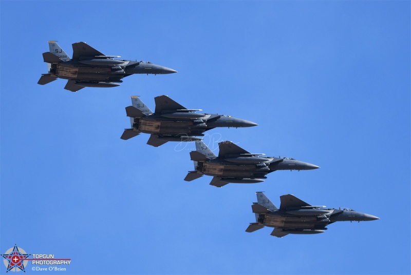 F-15E Strike Eagles, 4 Ship SJ
4th FW
Seymour Johnson AFB
