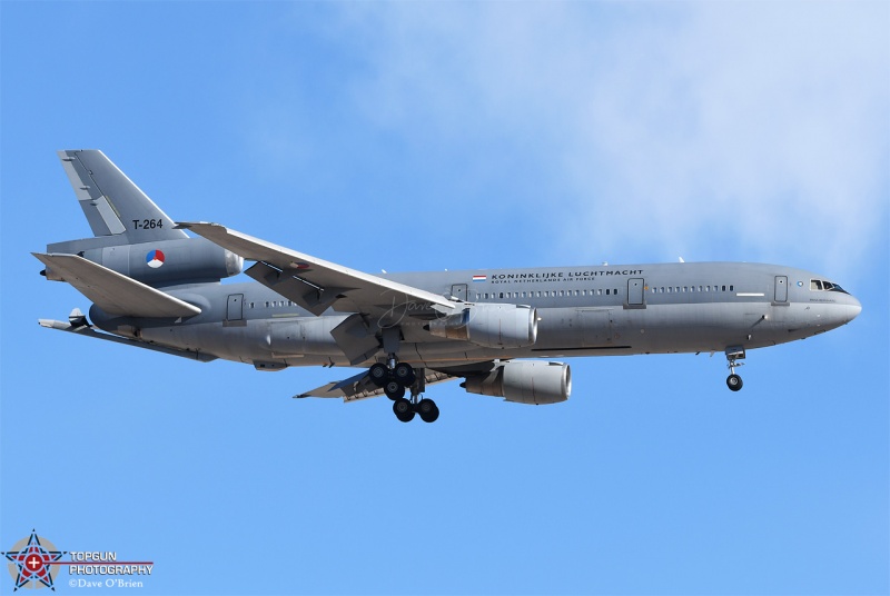 KDC-10A GOLD 25 landing RW 21L
T-264 / 334sq
Royal Netherlands
