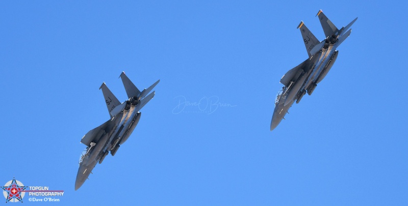 F-15E 2 ship overhead
336th FS / 4th FW
Seymour Johnson AFB 
