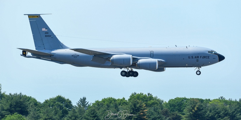 ROMA65 dragging TREND flight in
KC-135T / 58-0054	
171st ARW / Pittsburgh
6/2/23
Keywords: Military Aviation, KPSM, Pease, Portsmouth Airport, KC-135R,