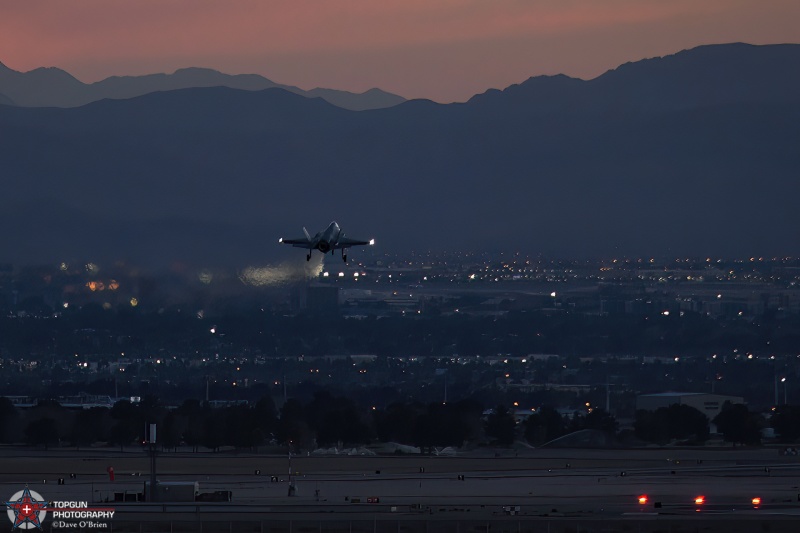 The sun sets on my last night at Red Flag
F-35A, 6th WPS
Keywords: Military Aviation, KLSV, Nellis AFB, Las Vegas, Red Flag 22-2, Fighters, F-35A, 6th WPS