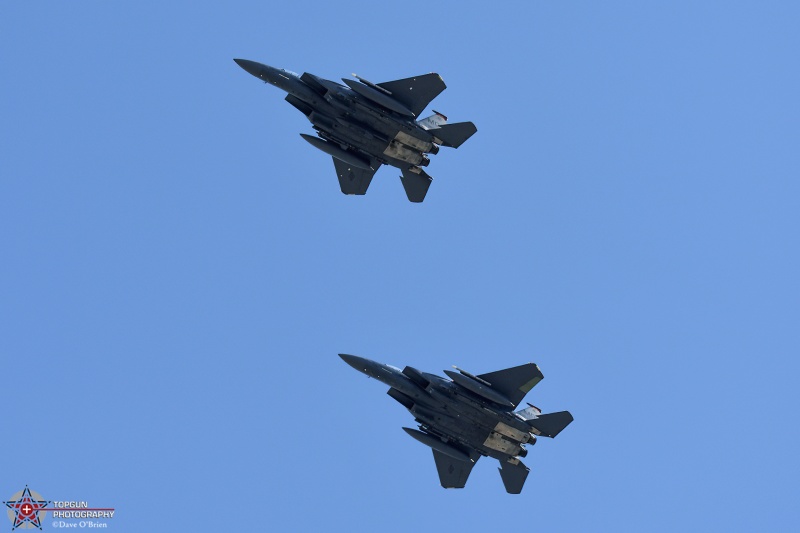 HOSS Flight in the overhead
F-15E, 389th FS
Keywords: Military Aviation, KLSV, Nellis AFB, Las Vegas, Red Flag 22-2, Fighters, F-15E, 389th FS