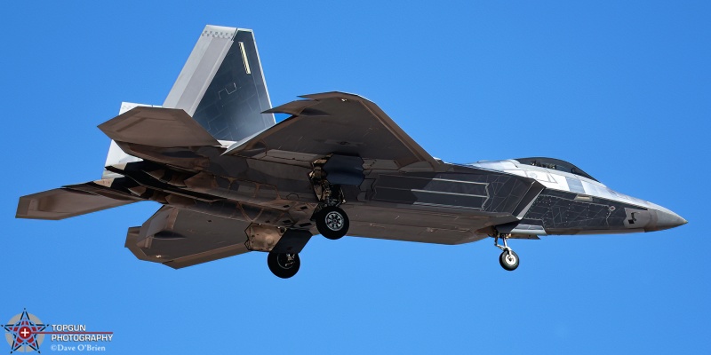 Raptor 1
F-22 / 04-4070 / 422nd TES
Keywords: Military Aviation, KLSV, Nellis AFB, Las Vegas, Red Flag 22-2, Fighters, Bombers, F-22, 433rd WPS