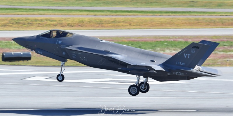 SHINER 41
F-35A / 18-5336
158th FW / Burlington, VT
9/12/2020 Drill Weekend

