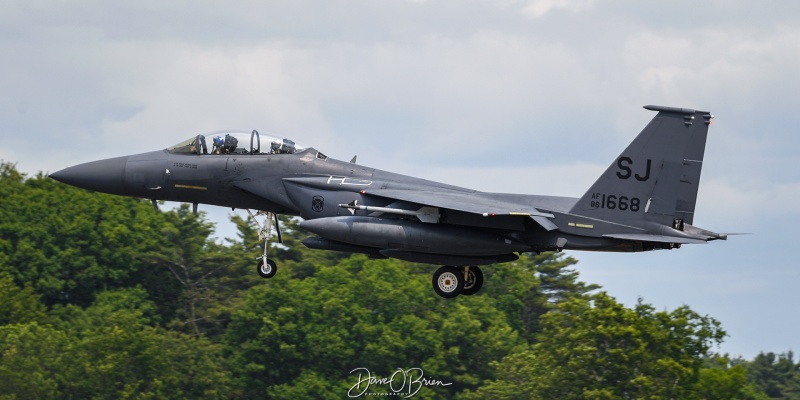 SIEGE13
F-15E / 88-1668	
336th FS / Seymour Johnson AFB
6/6/23
Keywords: Military Aviation, KPSM, Pease, Portsmouth Airport, F-15E, 336th FS, 4th FW