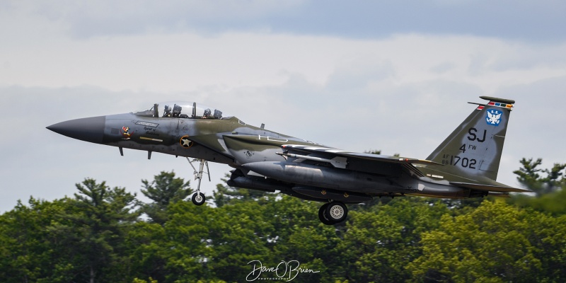 SIEGE14
F-15E / 88-1702	
334th FS / Seymour Johnson AFB
6/6/23
Keywords: Military Aviation, KPSM, Pease, Portsmouth Airport, F-15E, 334th FS, 4th FW