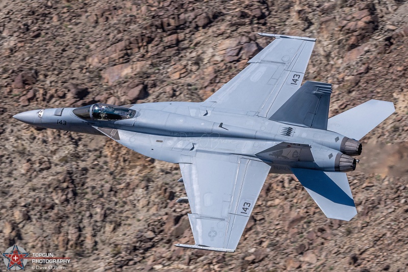 KNIGHT 31, F/A-18E / VFA-143 Pukin Dogs - AG-143 / 168923
F/A-18E from the Pukin Dogs out of NAS Oceana
Keywords: Star Wars Canyon, Low Level, Jedi Transition, Edwards AFB, Panamint Springs, Death Valley, USAF, US Navy, US Marines