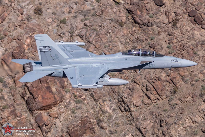 E/A-18G / VX-31 Dust Devils - DD-505 / 169133
Growler comes through
Keywords: Star Wars Canyon, Low Level, Jedi Transition, Edwards AFB, Panamint Springs, Death Valley, USAF, US Navy, US Marines, E/A-18G