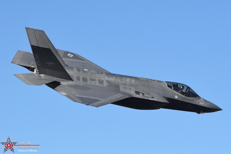 F-35C / VX-9 Vampires - XE-104 / 168841
VAMPIRE 11 makes a 2nd pass through the canyon in the afternoon
Keywords: Star Wars Canyon, Low Level, Jedi Transition, Edwards AFB, Panamint Springs, Death Valley, USAF, US Navy, US Marines, F-35C