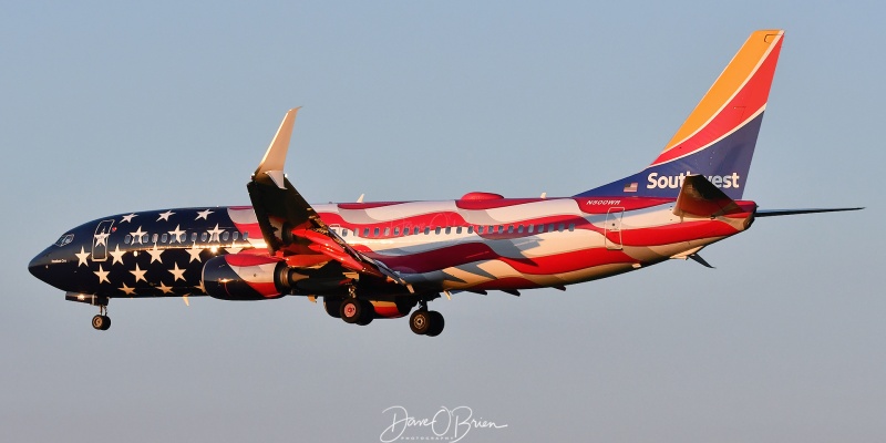 South West Freedom One
You won't see me take pictures of many civilian airplanes, but I made an exception and drove out to MHT for this.
737 - N500WR
9/2/21 - KMHT 
Keywords: Southwest Airlines, Freedom One, N500WR, KMHT, plane spotting, America