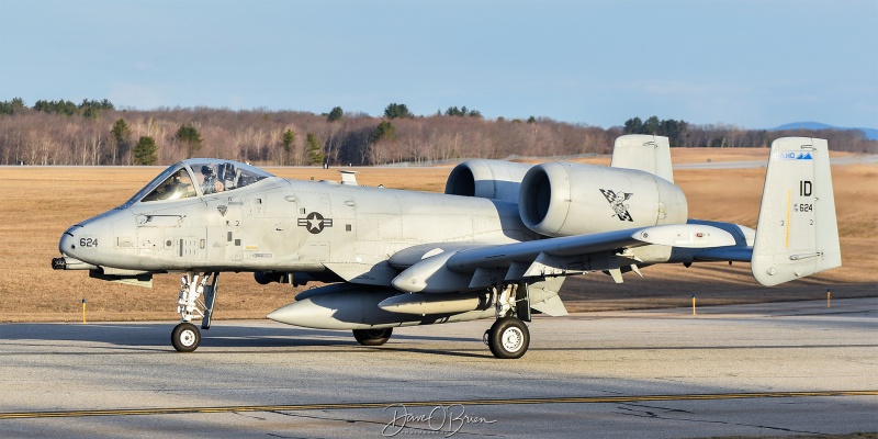 TABOR56 
78-0624 / A-10C	
190th FS / Gowen Field ANGB, ID
3/28/25
Keywords: Military Aviation, KPSM, Pease, Portsmouth Airport, A-10A Warthog, 190th FS