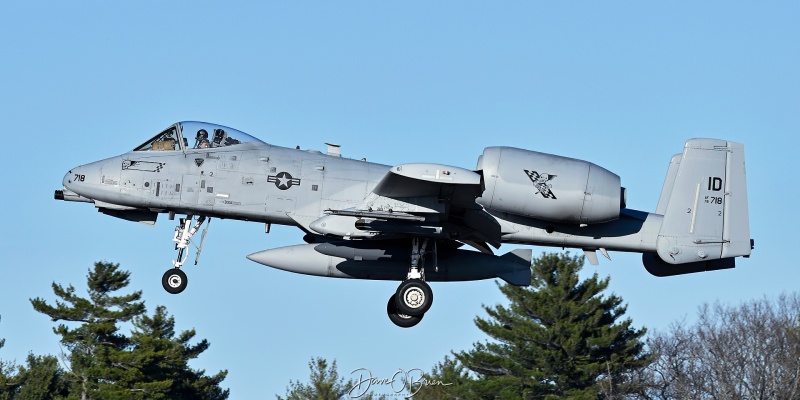 TABOR91
TABOR91	
78-0718 / A-10C	
190th FS / Gowen Field ANGB, ID
3/27/26
Keywords: Military Aviation, KPSM, Pease, Portsmouth Airport, A-10C Warthog, 190th FS