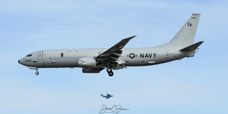 TALON814 working the pattern with GOTHAM08
169000 / P-8A	
VP-16 / NAS Jacksonville
12/7/23
Keywords: Military Aviation, KPSM, Pease, Portsmouth Airport, US Navy, P-8A, VP-16