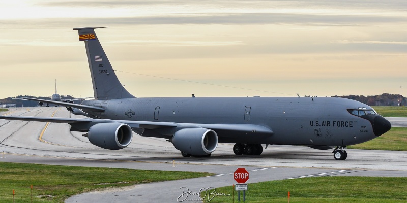 TEFLON12
62-3550 / KC-135R	
197th ARS / Phoenix
11/4/24 
Keywords: Military Aviation, KPSM, Pease, Portsmouth Airport, KC-135R, 197th ARS