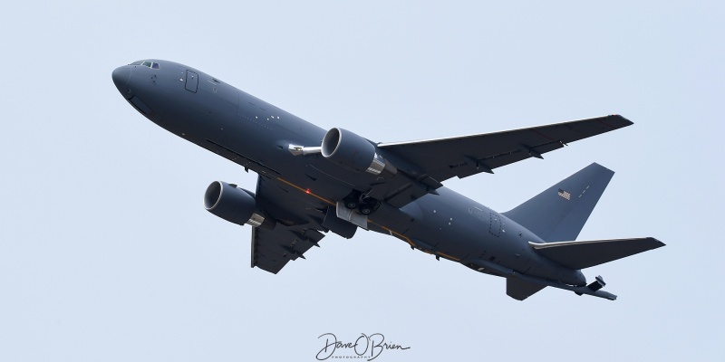 TOGA46
21-46096 / KC-46A	
60th AMW / Travis AFB, CA
4/19/25
Keywords: Military Aviation, KPSM, Pease, Portsmouth Airport, KC-46A Pegasus, 60th AMW